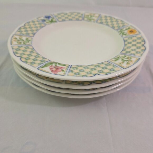 Noritake Homecraft Sonoma Trellis 8.5” Salad Luncheon Plates – Set of 4 - Picture 13 of 16